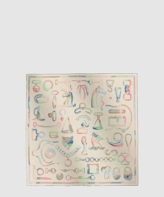 [HERMES-에르메스]Inventaire Poetique pour un Conte Sellier 숄 140