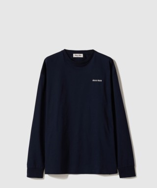 [MIUMIU-미우미우]긴소매 저지 티셔츠 MJL087