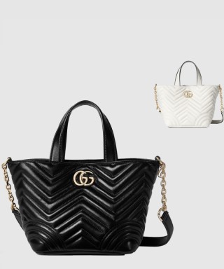 [GUCCI-구찌]GG 마몽 스몰 토트백 847386