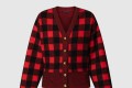 [LOUIS VUITTON-루이비통]그래픽 체크 니트 가디건 1AIRDN
