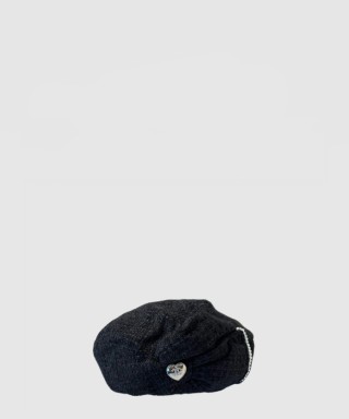 [CHANEL-샤넬]로고 베레모 AA7863