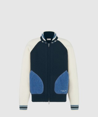 [DIOR-디올]Christian Dior Couture 은방울꽃 바시티 가디건 593M4