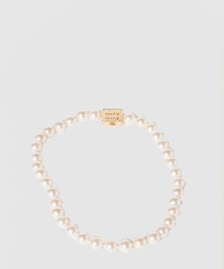 [MIUMIU-미우미우]펄 메탈 목걸이 5IC167