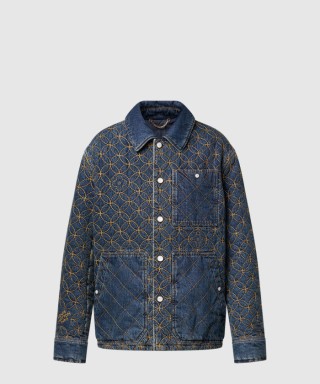 [LOUIS VUITTON-루이비통]엠브로이더드 데님 블루종 1AILM4