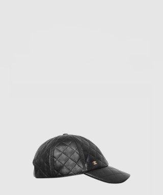 [CHANEL-샤넬]램스킨 베이스볼 캡 AA5789
